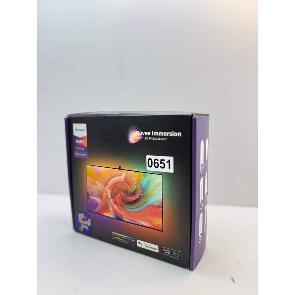 Govee Immersion RGBIC LED TV Backlight Kit OS Multicolor H6199